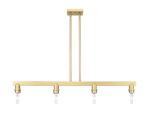 INNOVATIONS 716-4I-SG-G457-6CL Preston 4-Light Island Light Satin Gold