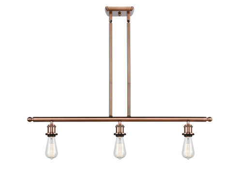 INNOVATIONS 916-3I-AC-G208-6 Beacon 3-Light Island Light Antique Copper
