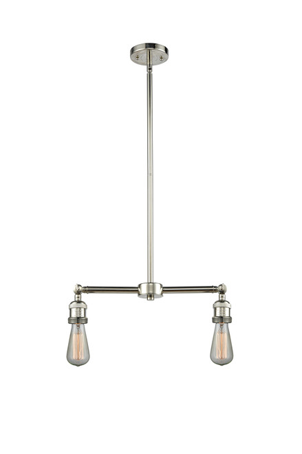 INNOVATIONS 209-PN-G208-12 Beacon 2-Light Island Light Polished Nickel
