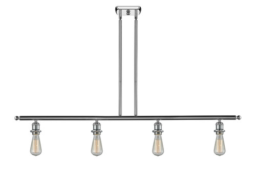 INNOVATIONS 516-4I-PC-G559-12CL Bridal Veil 4-Light Island Light Polished Chrome
