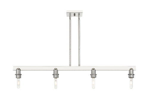 INNOVATIONS 716-4I-PN-G1213-6SM Athens Deco Swirl 4-Light Island Light Polished Nickel