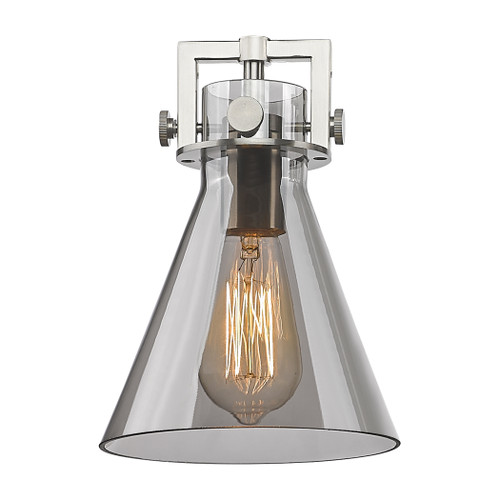 INNOVATIONS 410-6CR-CB-G411-7SM Newton Cone 6-Light Chandelier Champagne Bronze