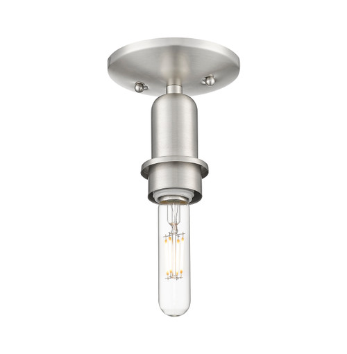 INNOVATIONS 716-1C-SN-G559-12ME Bridal Veil 1-Light Semi-Flush Mount Brushed Satin Nickel