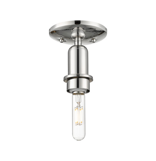 INNOVATIONS 716-1C-PN-G559-12ME Bridal Veil 1-Light Semi-Flush Mount Polished Nickel
