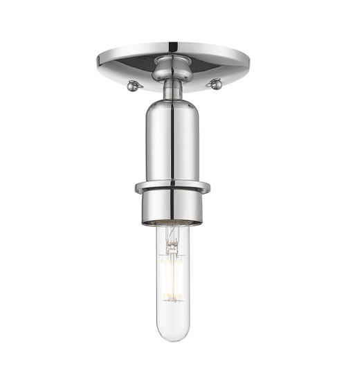 INNOVATIONS 716-1C-PC-G456-8CL Chelsea 1-Light Semi-Flush Mount Polished Chrome