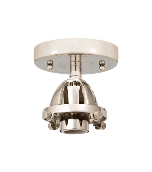 INNOVATIONS 288-1C-PN-G208-12 Beacon 1-Light Semi-Flush Mount Polished Nickel