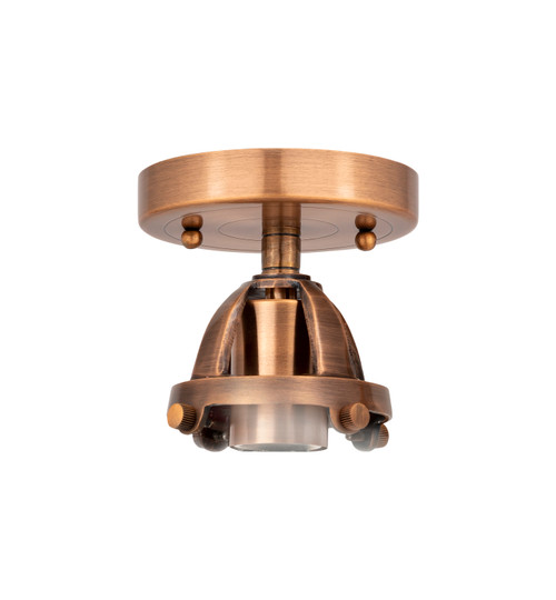 INNOVATIONS 288-1C-AC-G208-10 Beacon 1-Light Semi-Flush Mount Antique Copper