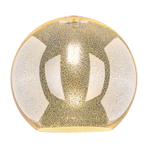 INNOVATIONS 516-1C-SG-G128-12 Athens 1-Light Semi-Flush Mount Satin Gold