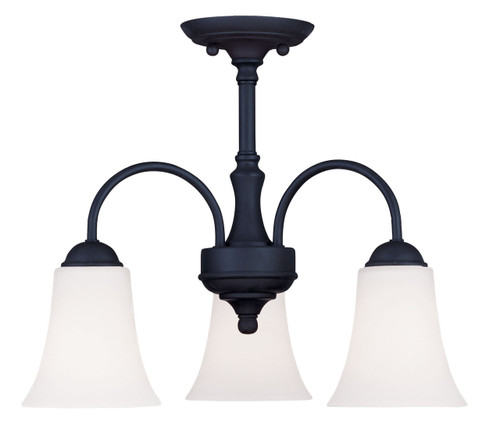 LIVEX Lighting 6464-04 Ridgedale 3-Light Convertible Pendant Light