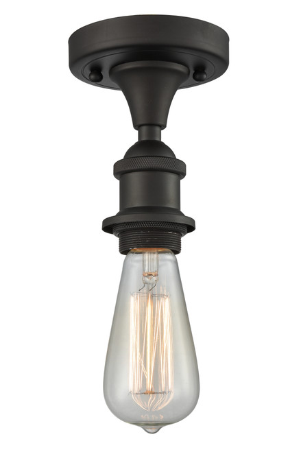 INNOVATIONS 616-1F-OB-G559-12GWH Bridal Veil 1-Light Semi-Flush Mount Oil Rubbed Bronze