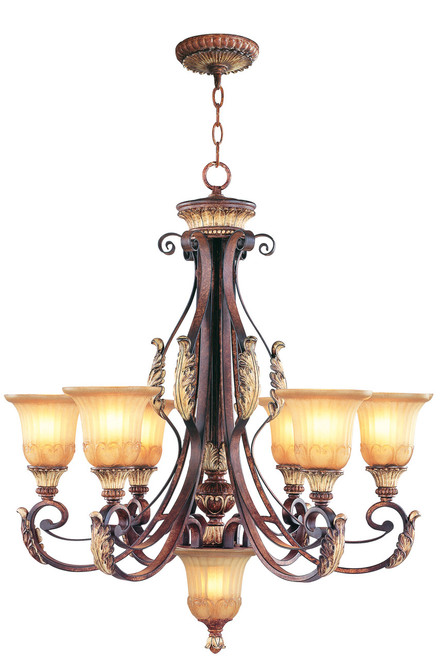 LIVEX Lighting 8576-63 Villa Verona 6-Light Chandelier