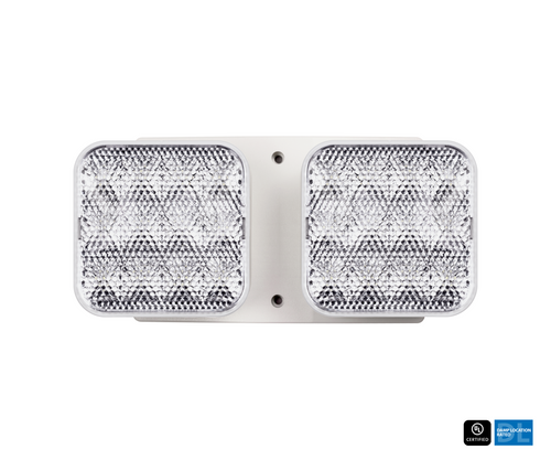 NICOR LIGHTING ECL120RH2 ECL1v2 Double Head LED Emergency Remote Light Fixture