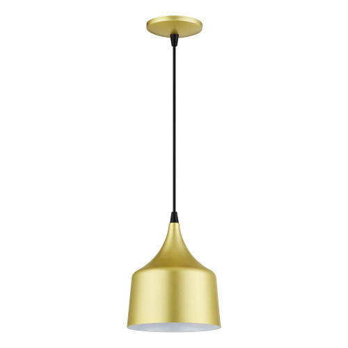 LIVEX LIGHTING 51472-33 LED Soft Gold Pendant