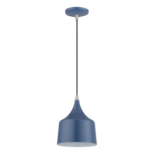 LIVEX LIGHTING 51472-84 LED Ocean Blue Pendant