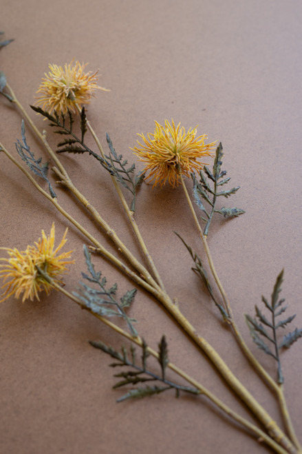 KALALOU CHAL1012 ARTIFICIAL FLOWER SPRAY - YELLOW