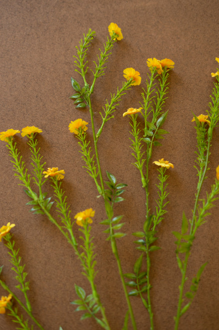 KALALOU CHAL1027 ARTIFICIAL DAISY SPRAY - YELLOW