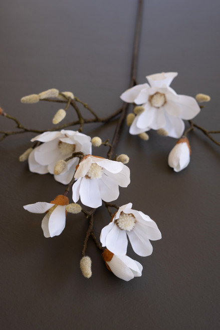 KALALOU CYGA1009 ARTIFICIAL MAGNOLIA FLOWERS SPRAY