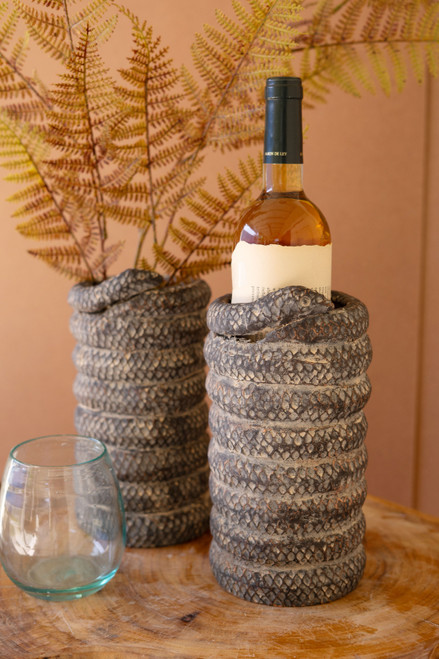 KALALOU H4555 CLAY SNAKE WINE COOLER