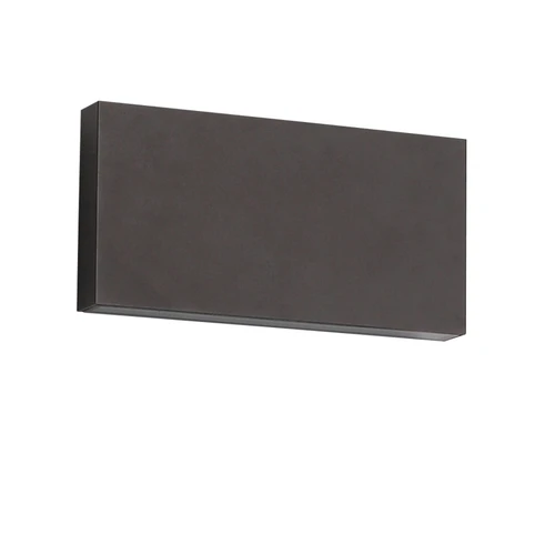 AVENUE LIGHTING AV10003-BLK Avenue Outdoor 10"W Rectangular Up/Down 3-CCT LED Wall Sconce in Black