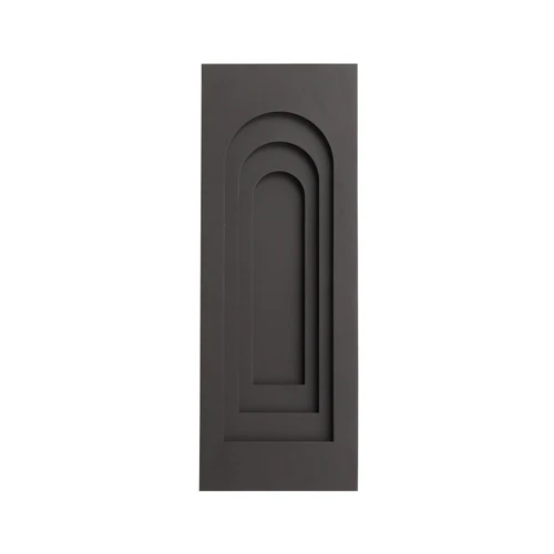 AVENUE LIGHTING AV10029-DBZ Avenue Outdoor 24"H 3-CCT LED Rectangular Curved Top Wall Sconce in Dark Bronze