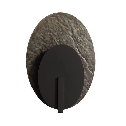 AVENUE LIGHTING AV10026-ADBZ Avenue Outdoor 23"H Oval 3-CCT LED Wall Sconce in Dark Bronze/Brushed Bronze Textured