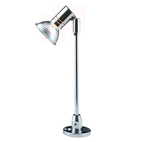 JESCO Lighting SP103-S12-CH SP 103 - ULISSES - Adjustable spot with Straight Stem (Powered with Remote Transformer(sold separately)), Chrome