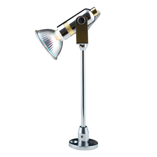 JESCO Lighting SP104-S12-CH SP 104 - TAMI - Adjustable spot with Straight Stem (Powered with Remote Transformer(sold separately)), Chrome