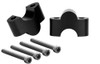 Handlebar Riser Inserts - One Inch Rise - For One Inch Bars - Black