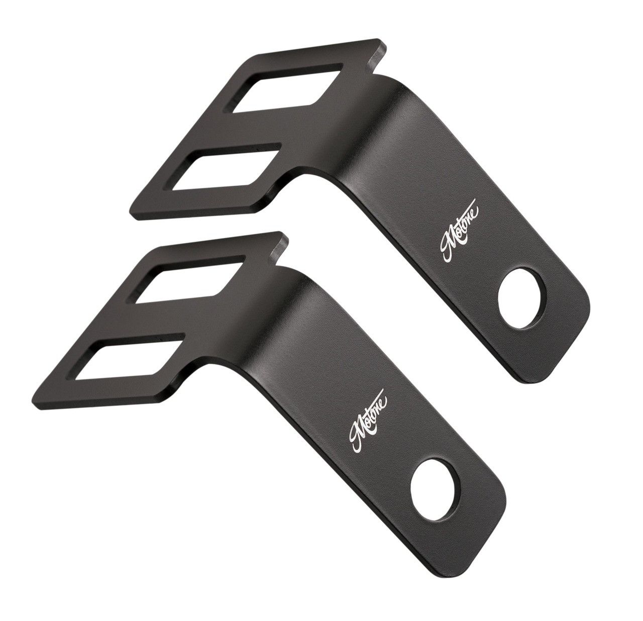 Under Seat Turn Signal Brackets - Black