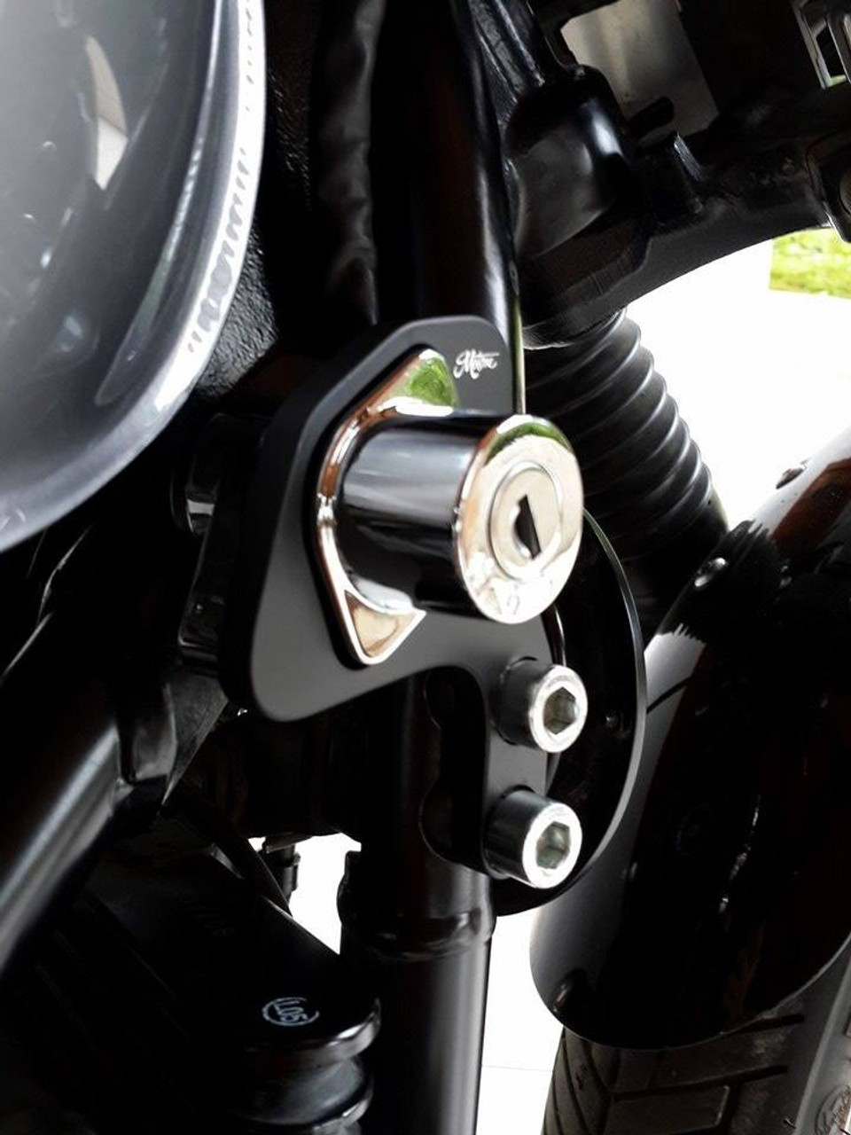 RHS Ignition Relocation Bracket - Black