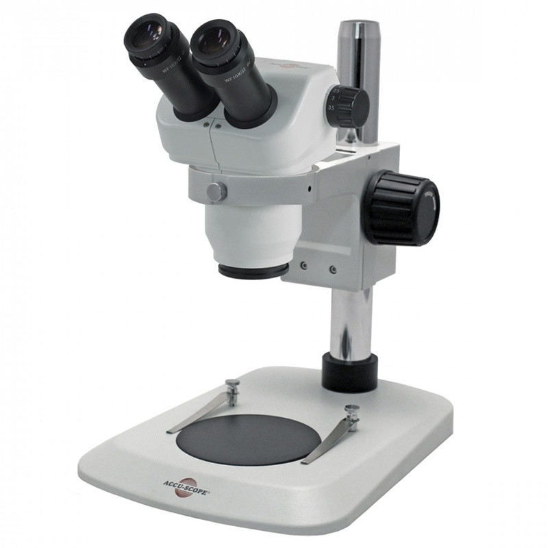 ACCU-SCOPE 3079-PS Trinocular Zoom Stereo Microscope on Pole Stand