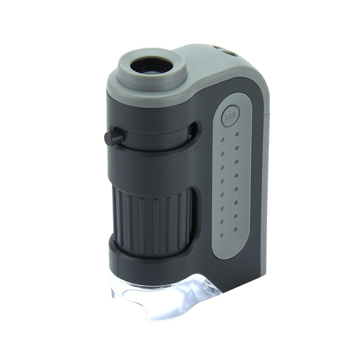 Carson MM-300 MicroBrite Plus, 60x - 120x LED Pocket Microscope