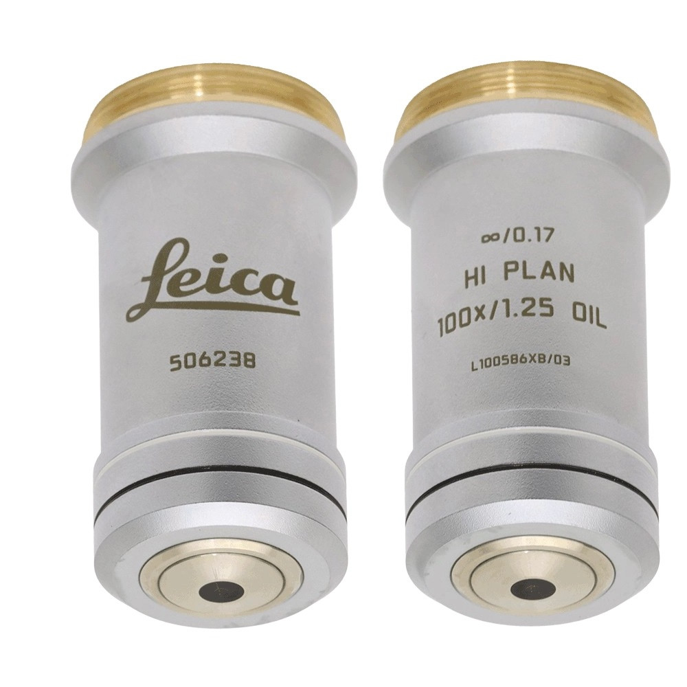 Leica 11506238 100x HI Plan Oil Objective - New York Microscope Leica 11506238 100x HI Plan Oil Objective - New York Microscope
