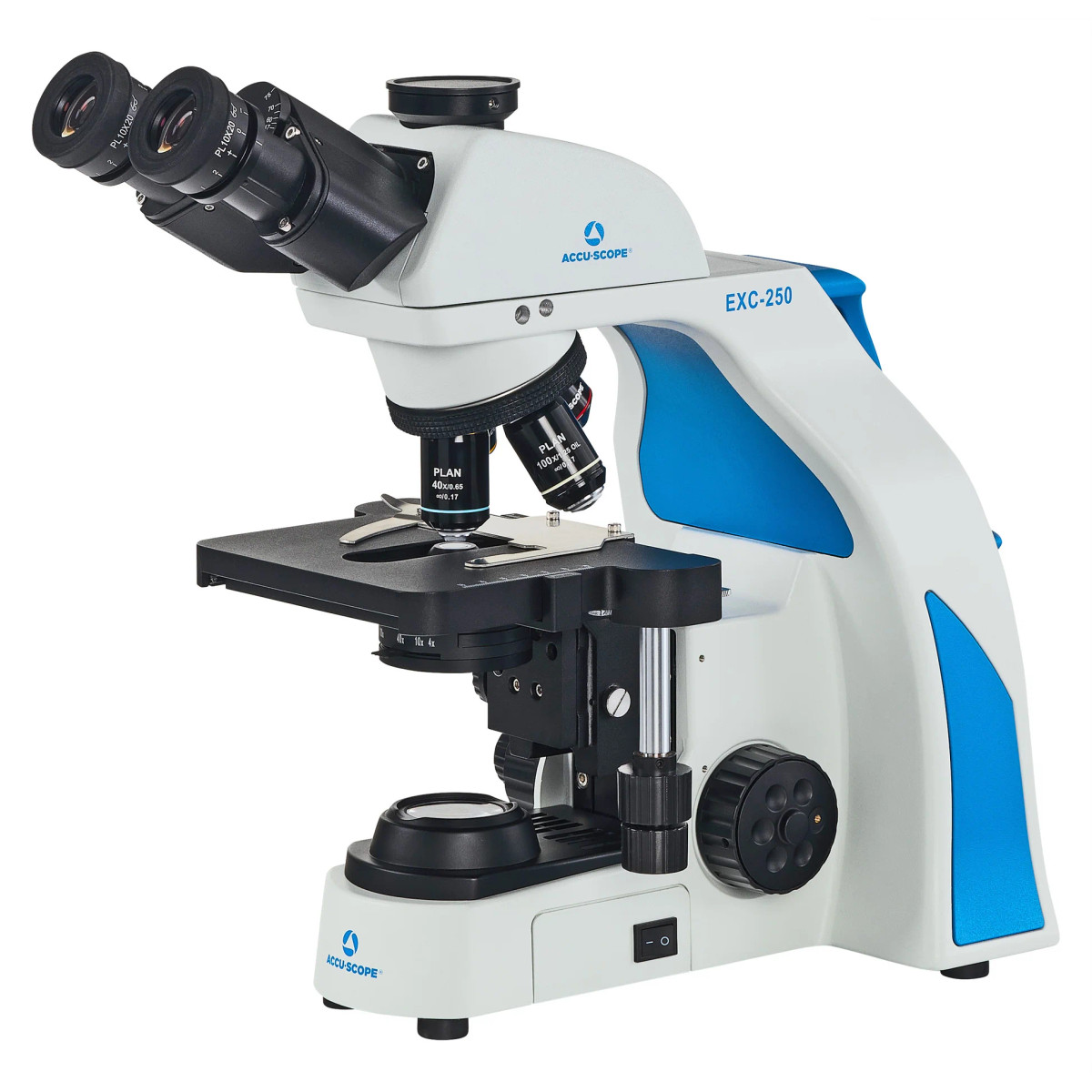 Accu-Scope EXC-250 Trinocular Biological Microscope with Plan ...