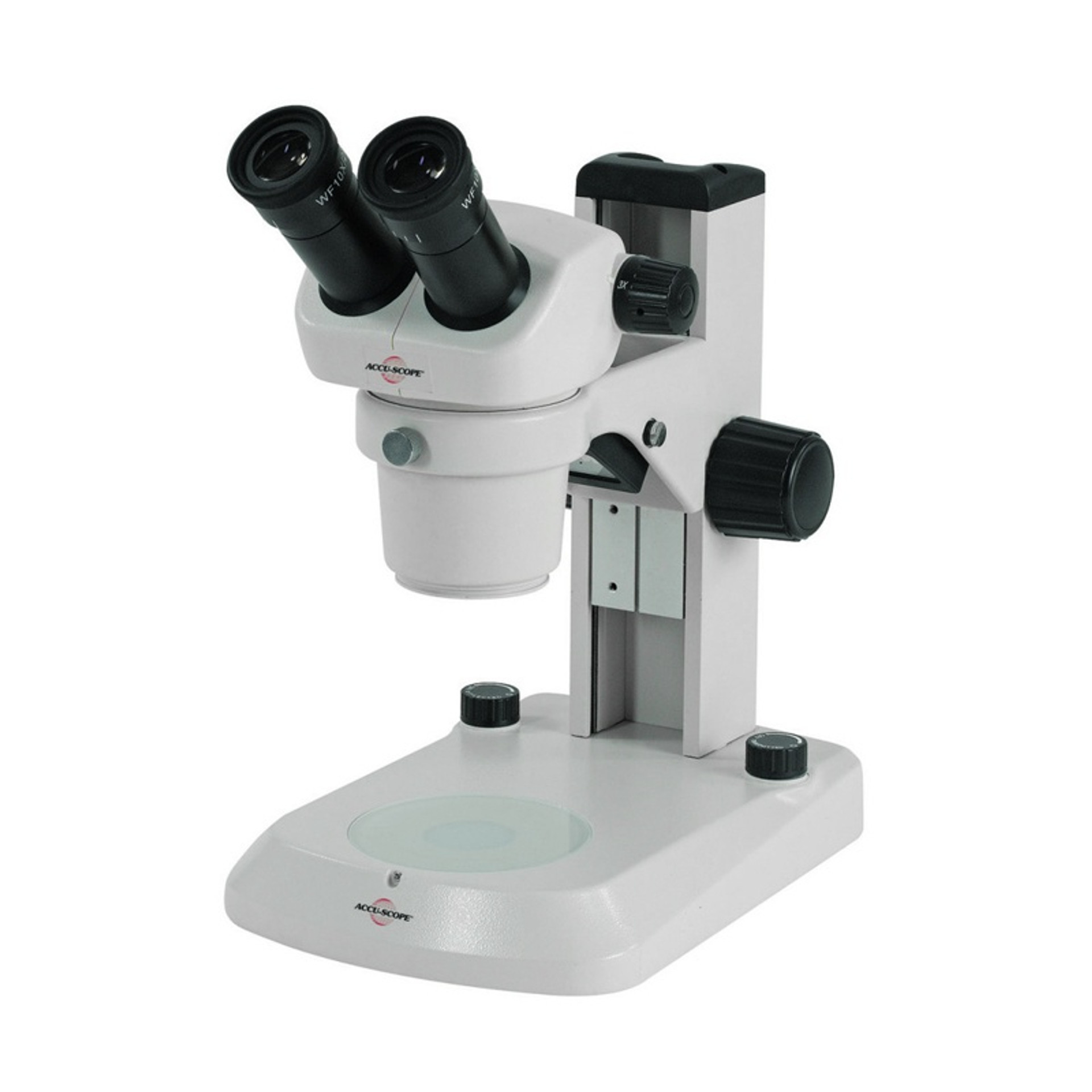 ACCUSCOPE 307213 Binocular Stereo Microscope on ELED Stand, 10x