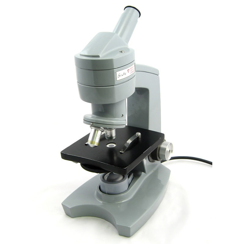 American Optical Series 60 Microscope, Two Objectives, Light