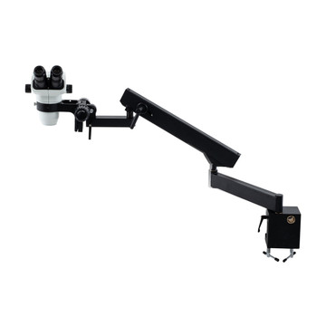 ACCU-SCOPE 3075-FA Binocular Zoom Stereo Microscope on Flex Arm Stand, 6.7x - 45x Magnification ACCU-SCOPE 3075-FA Binocular Zoom Stereo Microscope on Flex Arm Stand, 6.7x - 45x Magnification