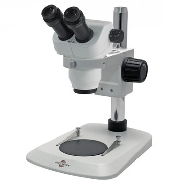 ACCU-SCOPE 3079-PS Trinocular Zoom Stereo Microscope on Pole Stand, 8x - 35x Magnification