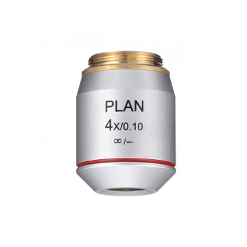 ACCU-SCOPE 400-3173-PL 4x Infinity Plan Achromat Objectives for EXC-400 Series ACCU-SCOPE 400-3173-PL 4x Infinity Plan Achromat Objectives for EXC-400 Series