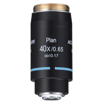 ACCU-SCOPE 40x Plan Brightfield Objective for EXC-500 Series - Infinity Corrected ACCU-SCOPE 40x Plan Brightfield Objective for EXC-500 Series - Infinity Corrected