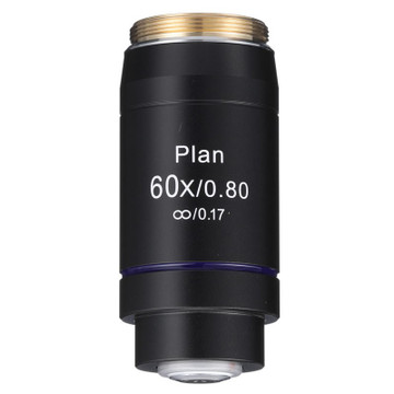 ACCU-SCOPE 60x Plan Brightfield Objective for EXC-500 Series - Infinity Corrected ACCU-SCOPE 60x Plan Brightfield Objective for EXC-500 Series - Infinity Corrected