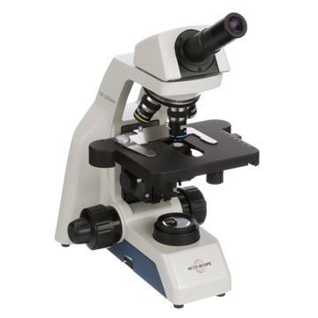 ACCU-SCOPE EXC-121-PL Monocular LED Microscope with Plan Objectives, 1000x Magnification ACCU-SCOPE EXC-121-PL Monocular LED Microscope with Plan Objectives, 1000x Magnification