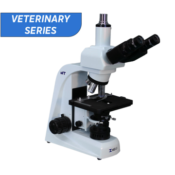 MT4300LV - 40X-1000X Trinocular Brightfield Veterinary Compound Microscope with Infinity Corrected U. Plan 4X, 10X, 20X, 40X, 100X LED