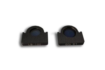 MA475 Blue Frosted Filter 19.5mm in Metal Mount, Fits 25mm Filter Slot