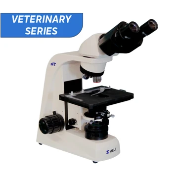 MT4200LV - 40X-1000X Binocular Brightfield Veterinary Compound Microscope with Infinity Corrected U. Plan 4X, 10X, 20X, 40X, 100X LED