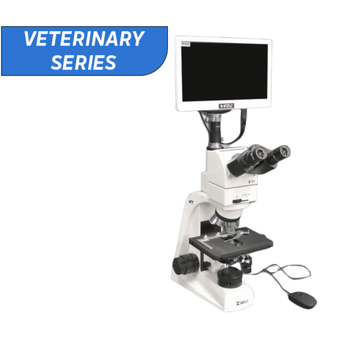 MT4300EHV-HD (MT4300EHV + HD1000-LITE-M + MA151/35/03) 40X-1000X Veterinary Biological Compound Ergo Trinocular Brightfield Infinity Corrected 4X, 10X, 20X, 40X, 100X Halogen with HD1000-Lite-M