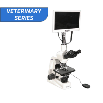 MT4300HV-HD (MT4300HV + HD1000-LITE-M + MA151/35/03) 40X-1000X Veterinary Biological Compound Bino Brightfield with Infinity Corrected 4X, 10X, 20X, 40X, 100X, LED with HD1000-Lite-M Camera