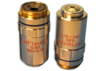 MA645 SM Plan Strain Free 60X Objective ? Polarizing Transmitted Brightfield Finite Strain Free - ML9900, ML9400, ML9700