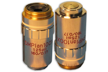 MA646 SM Plan Strain Free 100X Objective Oil ? Polarizing Transmitted Brightfield Finite Strain Free - ML9900, ML9400, ML9700