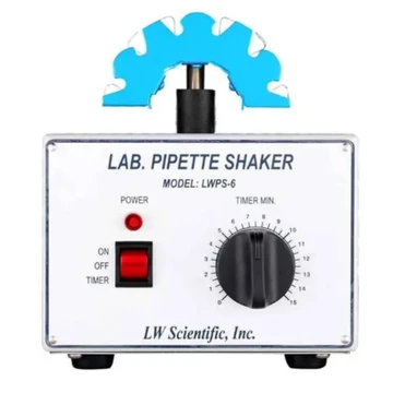 Pipette Shaker - timer, 2500 rpms, holds 6, 110vAC (220v avail)